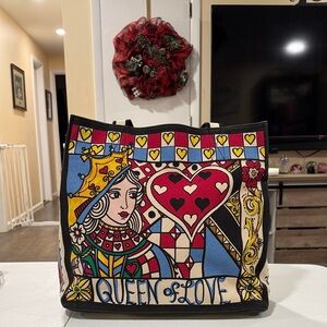 Brighton Queen of Love Limited Edition Tom Clancy Canvas Art Tote Bag